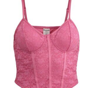 No Boundaries Lace Bustier Top, Women's Size Large 12-14